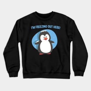 molona pinguino im freezing out Crewneck Sweatshirt